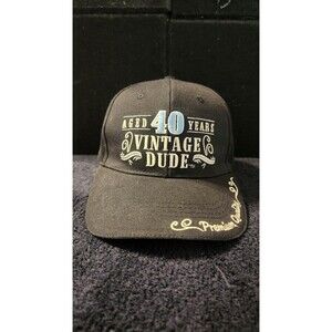 Vintage Dude Premium Quality Aged 40 Years The Man, Myth, Legend Buckle Hat